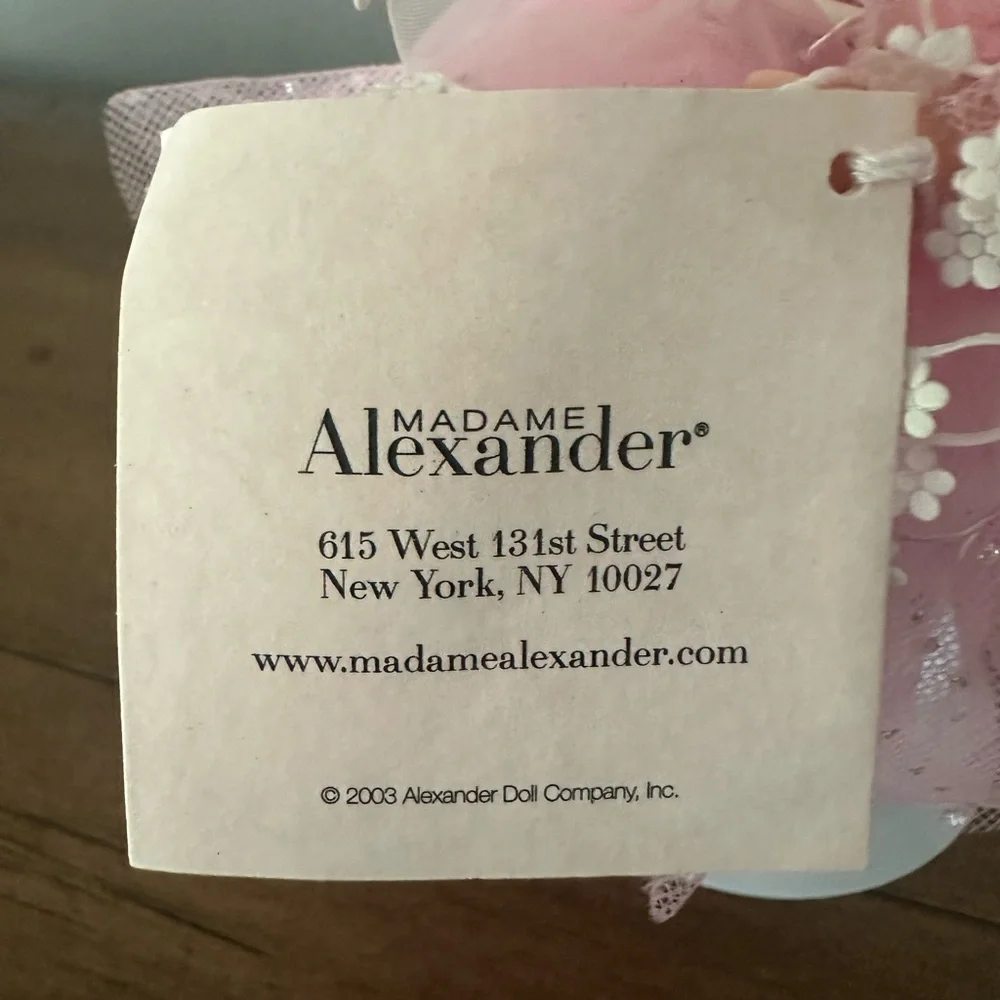 Vtg. Madame Alexander Twirling Confetti Ballerina Doll, 2008